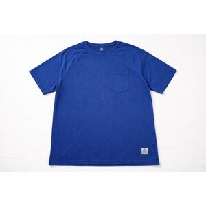 Rugged Elements Mens XL Gorpcore Blue Short Sleeve Utility Raglan Crew Neck
